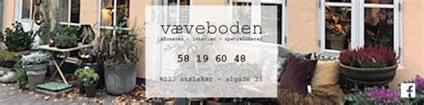 Åbningstider for Vævebodens Blomster i Algade 35, 4230,。